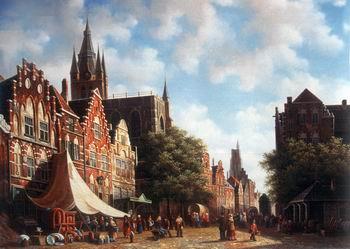 unknow artist European city landscape, street landsacpe, construction, frontstore, building and architecture. 148 oil painting picture